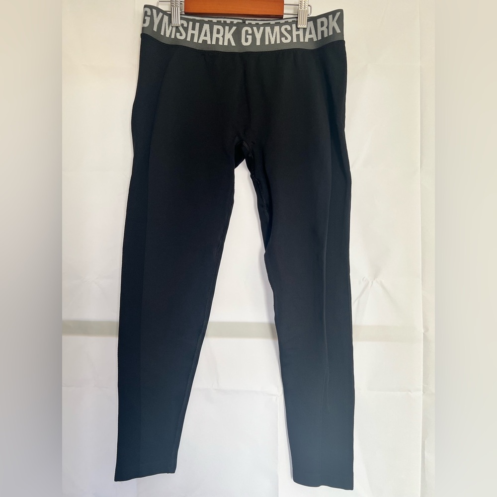 Gymshark Flex Compression Black Leggings Athletic Leisure L